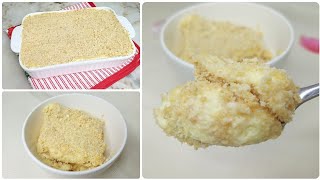 Sobremesa Colchão de Noiva com 3 ingredientes Sobremesa muito rápida Portuguese Desserts [upl. by Valenba]