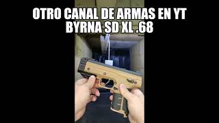 BYRNA SD XL 68 Arma traumatica Prueba ESPCHILE [upl. by Ecirual]