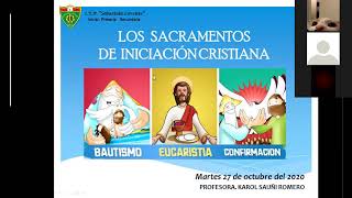 LOS SACRAMENTOS DE INICIACION CRISTIANA [upl. by Nyletac270]