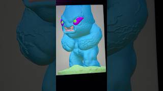 Freestyle 3d sculpting character in nomad on m2 iPad Pro 3d printing on Kobra 3 by ANYCUBIC3D [upl. by Ytsirc420]