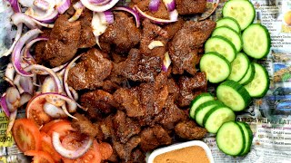 How To Make Nigerian Beef Suya and Easy Suya Spice Recipe [upl. by Renmus121]