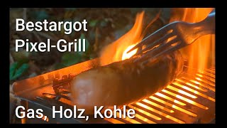 Bestargot  PixelGrill  Camping Gasgrill Camping Holzgrill  Edelstahl bestargot gasgrill [upl. by Miriam]