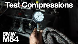 Tuto Test Compressions Moteur BMW M54 [upl. by Kubiak]