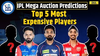 IPL Auction 2025 Top 5 Expensive Players In IPL Mega Auction 2025  IPL 2025 Updates I Rishabh Pant [upl. by Forkey]