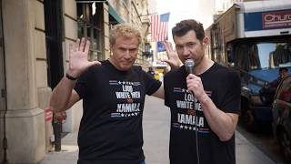 Billy on the Street with Will Ferrell Loud White Men For Kamala Harris [upl. by Reni914]