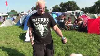 Wacken Open Air 2012  Mittwoch den 01082012  Taufe eines neuen Metalheads [upl. by Tingley]