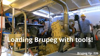 Loading Brupeg with tools  Project Brupeg Ep 226 [upl. by Euqirat310]