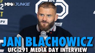 Jan Blachowicz UFC Told Me Vacant Title Fight Next With Alex Pereira Win  UFC 291 [upl. by Aehtla]