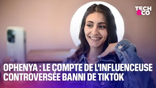 Ophenya le compte de linfluenceuse controversée banni de Tiktok [upl. by Murielle453]