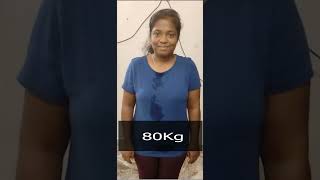 Weight Loss Transformation  Weight Loss Journey  86Kg to 77Kg shorts weightloss [upl. by Donn]