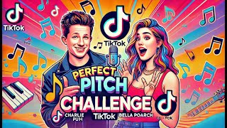 Tiktok Perfect Pitch challenge featuring Charlie Puth Bella [upl. by Jorie]