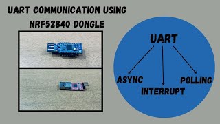 uart communication using NRF52840 Dongle [upl. by Aivull]