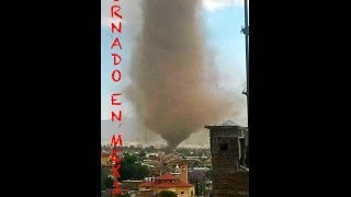 Tornado en Tangancicuaro Michoacan México Debasta la ciudad Marzo 2014 [upl. by Naedan]