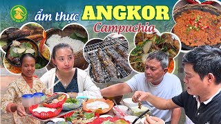 Angkor Campuchia có nhiều món ăn cực ngon giá rẻ khiến SP Khương Dừa cậu 8 amp Thùy Kim Khiết bất ngờ [upl. by Nnylecyoj935]