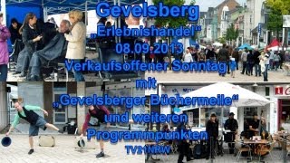 Gevelsberg Verkaufsoffener Sonntag mit Büchermeile und weiteren Programmpunkten 892013 [upl. by Aiyt]