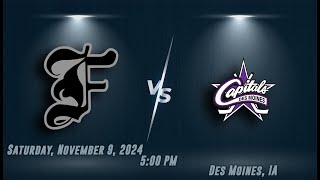 Fremont Flyers Hockey JV vs Des Moines Capitals Sat November 9 2024  5pm [upl. by Tehcac]