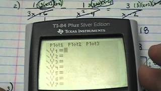 solving rational equations checking solutions graphically [upl. by Asilana]