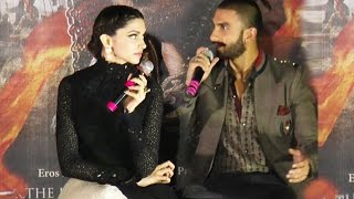 Deepika Padukone Gets ANGRY On Ranveer Singh  Bajirao Trailer launch [upl. by Rosemari]