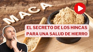 ¿Qué es la Maca El Secreto de los Incas para una Salud de Hierro [upl. by Midis]