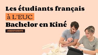 Les étudiants français à lEUC  Bachelor en Physiothérapie [upl. by Hsakiv]