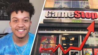 GameStop Stock College Student Bought for 180 Now Worth 1600 [upl. by Jo-Ann]