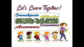 Simple Teaching on ANALYZING SOUND DEVICES OnomatopoeiaAlliteration Assonance and Consonance [upl. by Etra]