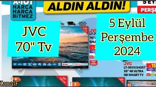 a101 jvc televizyon jvc 70 inch 4k tva101 bu haftaa101 5 eylül 2024 [upl. by Cartan]