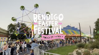 Bendigo Easter Festival 2024 Rides [upl. by Novyad404]