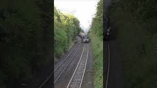 Sir Nigel Gresley Powers up the Langho Incline steam train [upl. by Nagrom957]