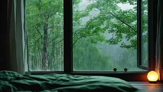 Sleep Immediately with Heavy Rain amp Thunder on Street  Relaxing Sounds for Sleep Insomnia [upl. by Atilef]