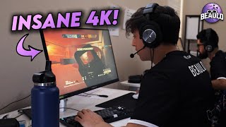 Going CRAZY in PRO LEAGUE w Voice Comms  Rainbow Six Siege BeauLog 5 4K [upl. by Camilla]