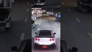 900 HP GTR Racing in Traffic  shorts [upl. by Ymaral]