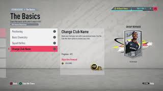 How to change your club name in Fifa 20 Ultimate Team [upl. by Dearborn]