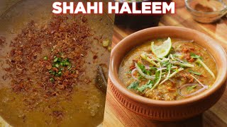 How To Make Shahi Haleem At Home  Bangladeshi Hotel Style [upl. by Emmi357]