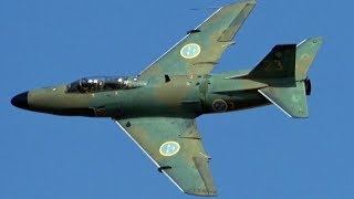 4Kᵁᴴᴰ SwAFHF Saab J 32B Lansen First Flight Display  NATO DAYS 2018 [upl. by Nyllaf927]