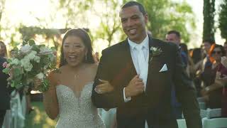 Ana  Blake  Falkner Winery Wedding Highlights [upl. by Zoha]