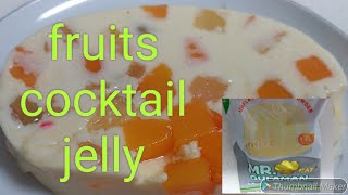 Fruit cocktail Gelatin Dessert recipe [upl. by Shepley]