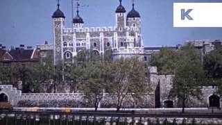 1939 Colour London Blitz Home Movies Barrage Balloons WWII 16mm [upl. by Lledal]