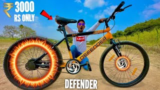 RC Defender MTB Hybrid Cycle Unboxing amp Testing  Chatpat toy tv [upl. by Mitran]