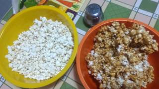 Popcorn Palomitas de Maíz Canchita Cancha Dulce amp Salada – Cinthya y Aldo Restaurant 2017 [upl. by Merna]