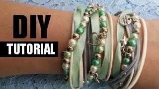 Wikkelarmband Maken DIY Video Tutorial [upl. by Trueman65]