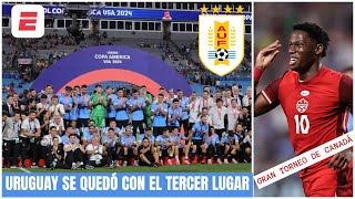 URUGUAY sufriendo DERROTÓ A CANADÁ en penales y es tercero en la Copa América 2024  Exclusivos [upl. by Llenol242]