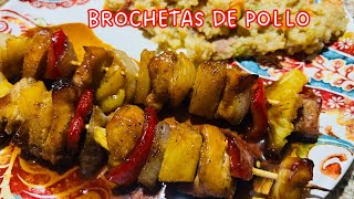 BROCHETAS DE POLLO [upl. by Novad]