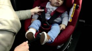 MaxiCosi  Discover AxissFix the new iSize swivel toddler car seat [upl. by Zebaj889]