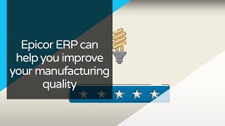 See how Epicor ERP can help you improve your manufacturing quality [upl. by Fredel]