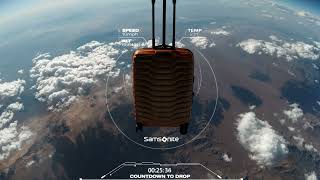 Samsonites Lightest Suitcase Completes Groundbreaking Journey to the Edge of Space [upl. by Ringler]