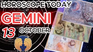 ♊ Gemini Horoscope Today Oct 13 2024  LOVE MONEY amp DANGER 100K LUCKY NUMBER Revealed 💰💘⚠️ [upl. by Ramsden]