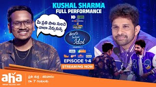 Telugu Indian Idol Season 3  Kushal Sharma Full performance  ahavideoIN [upl. by Even218]