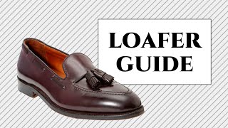 Loafer Shoes Guide For Men  Tassel Penny Gucci Horsebit Weejuns amp Slipon Slipper Explained [upl. by Allenotna]