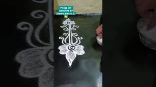 Simple beautiful kolam design daily muggulu side designs song kannada telugu grahanam kannadal [upl. by Tray]